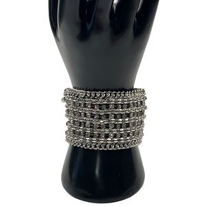 Vintage Clear Rhinestone Bling Bracelet